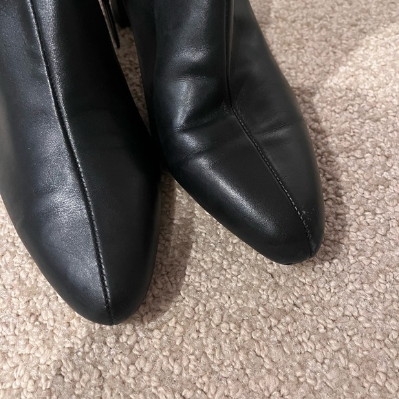 Zara leather ankle booties size 5 - Picture 8 of 10